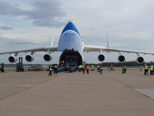 Loading of Antonov Airlines An-225 (UR-82060) at Zagreb Airport (1)