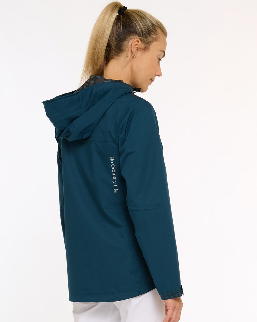 Womens Rain Jacket | Morrocan Blue