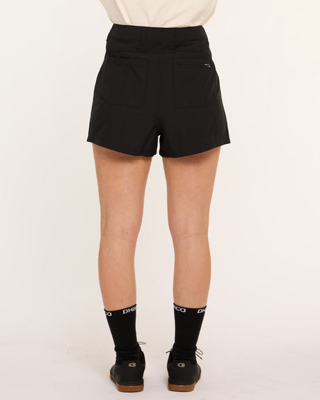 Womens Pit Shorts | Black
