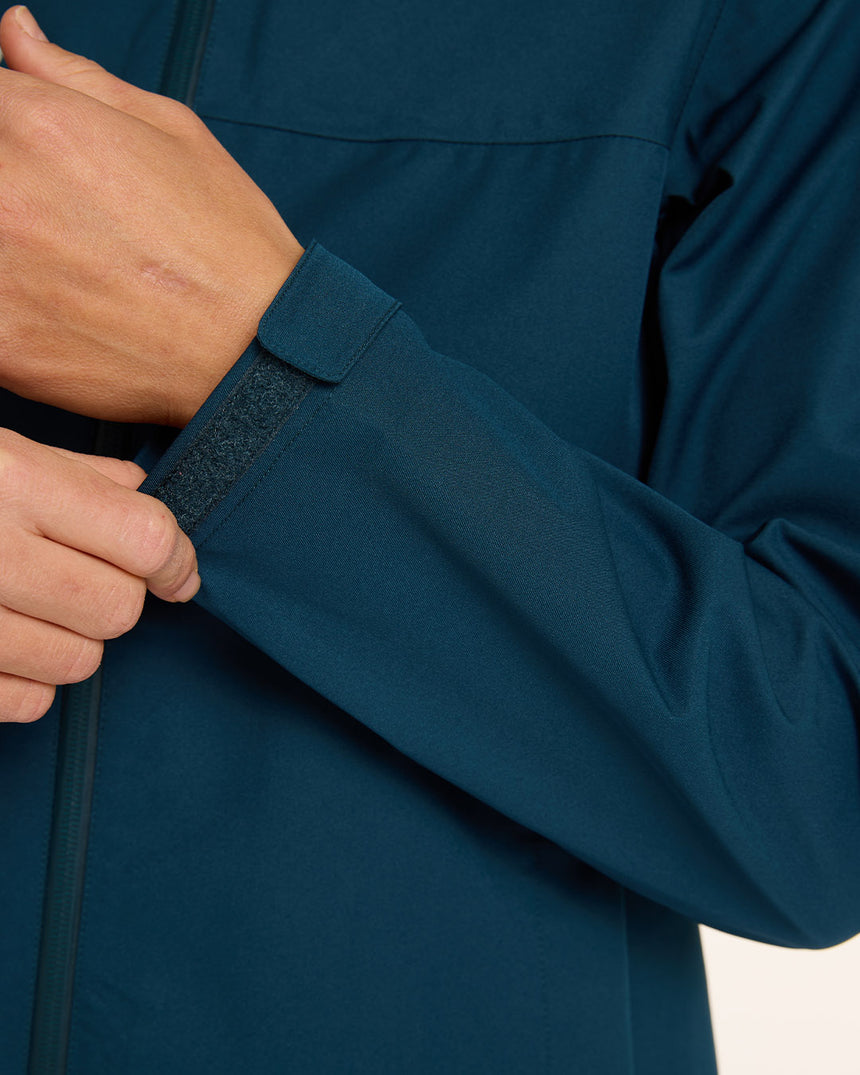 Womens Rain Jacket | Morrocan Blue