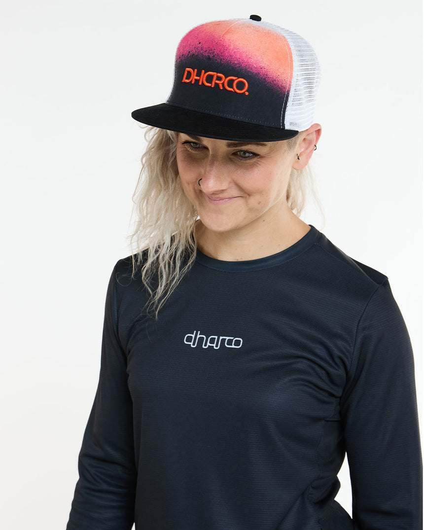 Flat Brim Trucker | Black Snake