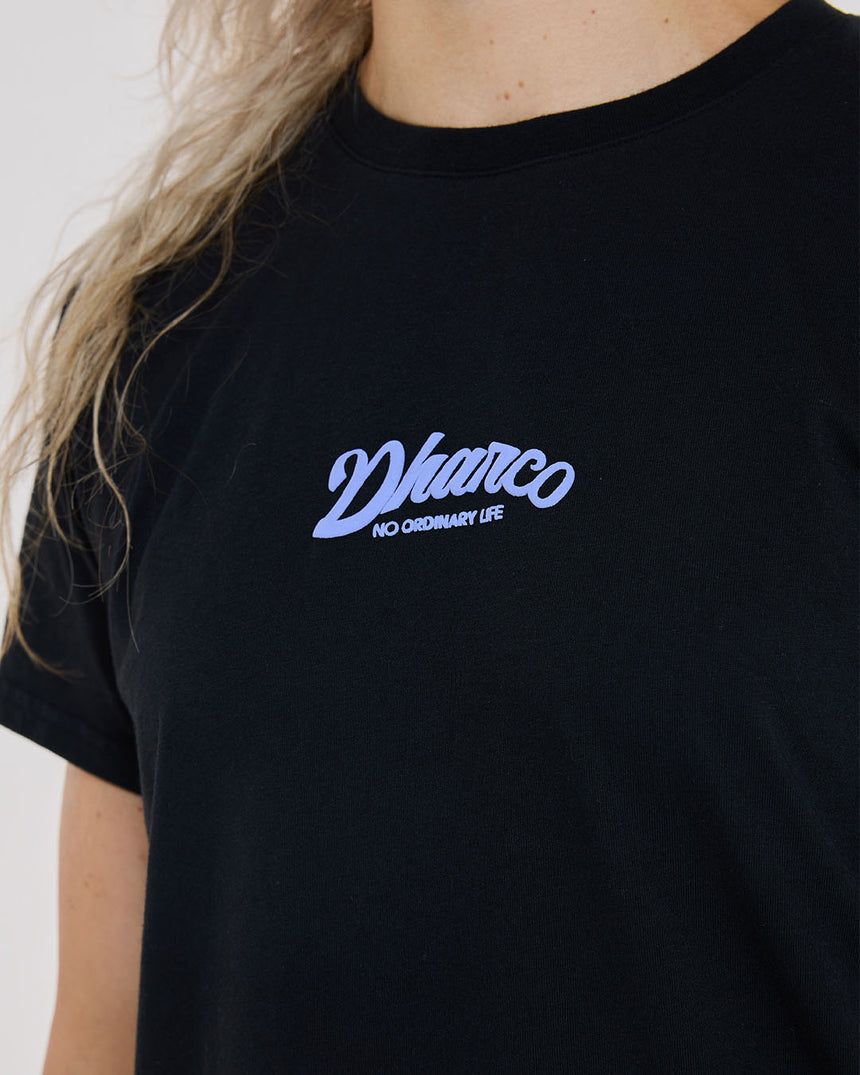 Womens Cotton Tee | Black