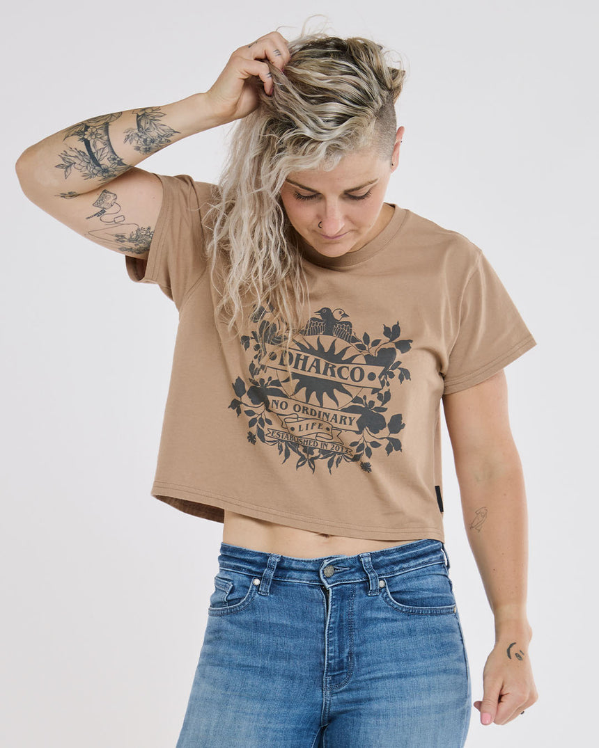 Womens Cotton Crop | Dust